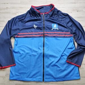 Ted Lasso Jacket Mens Extra Large AFC Richmond Soccer Football Blue Full Zip
